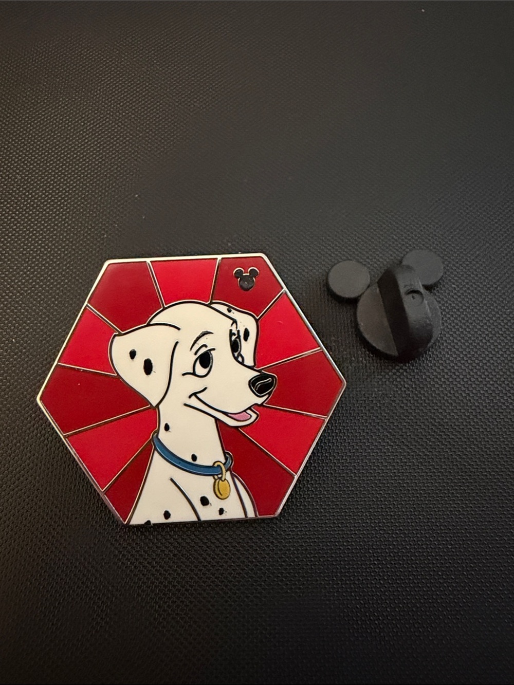 Disney lDalmatian Hexagon Pin